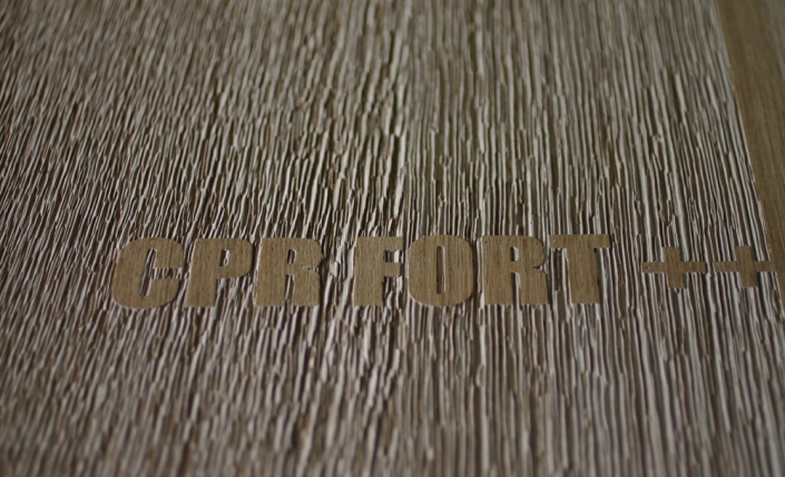 Bois sablé aérogommage ile de france paris CPR 94 fontenay-sous-bois LEGRAND SGM sablage grenaillage microbillage traitement de surface par impacts MDF MEDIUM CHENE PIN RESINEUX DOSSE SAPIN OSB PIN DEROULÉ MOTIF ALEATOIRE RESTAURANT PANNEAU EFFET DAMIER GRAVURE EFFET TEXTILE MYEN FORT LEGER